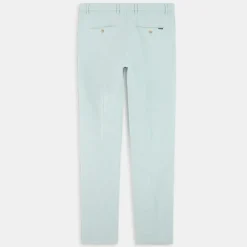 Homme Hackett London Pantalon en Lin mélangé Chino Slim Fit céladon
