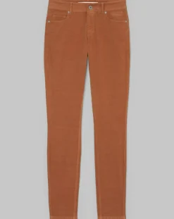 Femme Marc O'Polo Pantalon en Velours Albi Milleraies marron