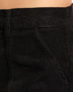 Clearance Lauren Vidal Pantalon en Velours Cargo noir