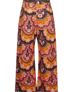 Femme Manoush Pantalon en Velours côtelé Fall imprimé rose/multicolore