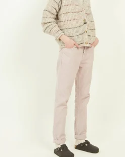 Femme Hartford Pantalon en Velours côtelé Pencil rosewood