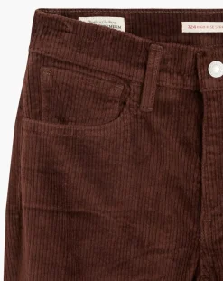 Outlet Levi's® Pantalon en Velours côtelé 724 High Rise marron