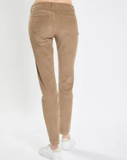 Outlet Marc O'Polo Pantalon en Velours côtelé Lulea beige