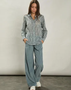 New Hartford Pantalon en Velours côtelé Panache tempête