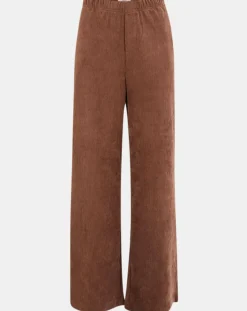 Hot Suncoo Pantalon en Velours côtelé Jessy marron