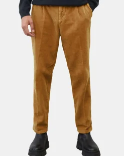 Best Marc O'Polo Pantalon en Velours côtelé 100% Coton Bio Belsbo Pleats brique