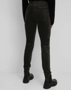 Online Marc O'Polo Pantalon en Velours de coton bio Slim Mavas noir