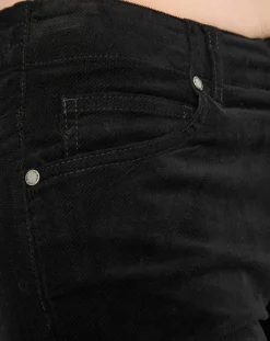 Online Marc O'Polo Pantalon en Velours de coton bio Slim Mavas noir