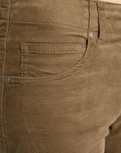 Marc O'Polo Pantalon en Velours de coton bio Slim Mavas marron