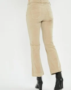 Discount Lauren Vidal Pantalon en Velours Elsa stone