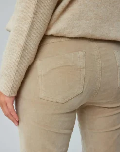 Discount Lauren Vidal Pantalon en Velours Elsa stone