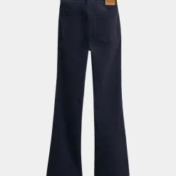 Femme Scotch & Soda Pantalon en Velours Milleraies bleu foncé