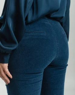 Outlet Lauren Vidal Pantalon en Velours Pants paon