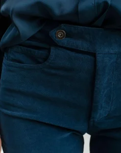 Outlet Lauren Vidal Pantalon en Velours Pants paon