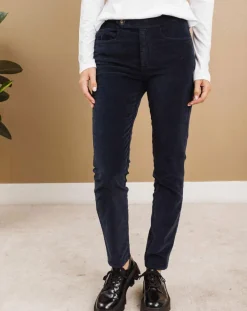 Hot Lauren Vidal Pantalon en Velours Pants nuit