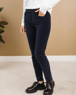 Hot Lauren Vidal Pantalon en Velours Pants nuit