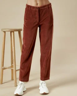 New Hartford Pantalon en Velours Perfect cacao