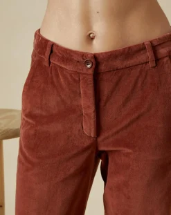 New Hartford Pantalon en Velours Perfect cacao
