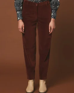 New Hartford Pantalon en Velours Perfect cacao