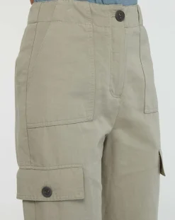 Femme Galeries Lafayette Pantalon Eprise kaki clair