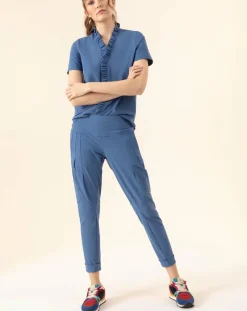 New Indies Pantalon Esterel bleu