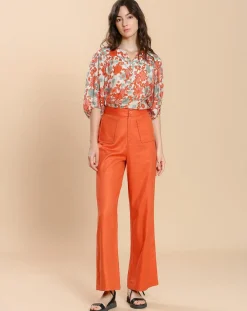 The Korner Pantalon Félicie orange