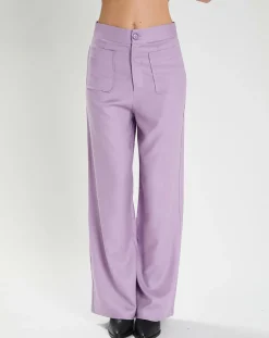 Femme The Korner Pantalon Félicie violet