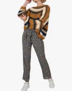 Molly Bracken Pantalon Flora multicolore