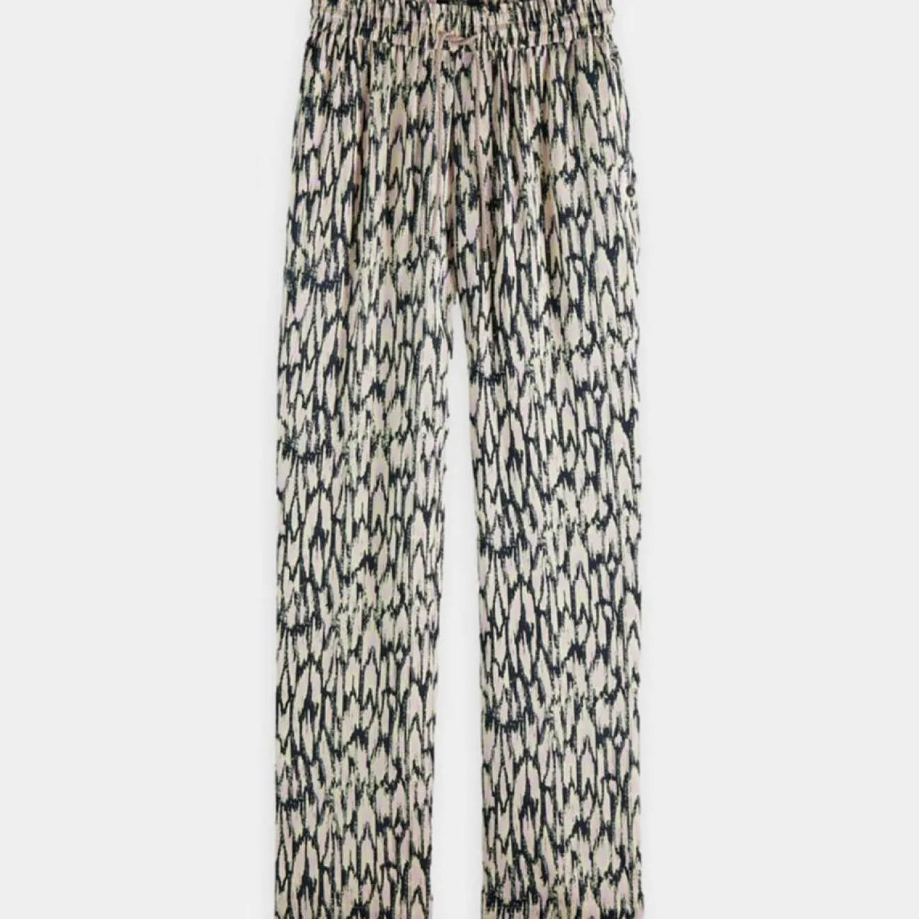 Femme Scotch & Soda Pantalon fluide Nina rose/écru/noir