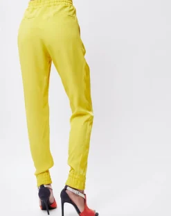 Femme John Galliano Pantalon Johanna jaune