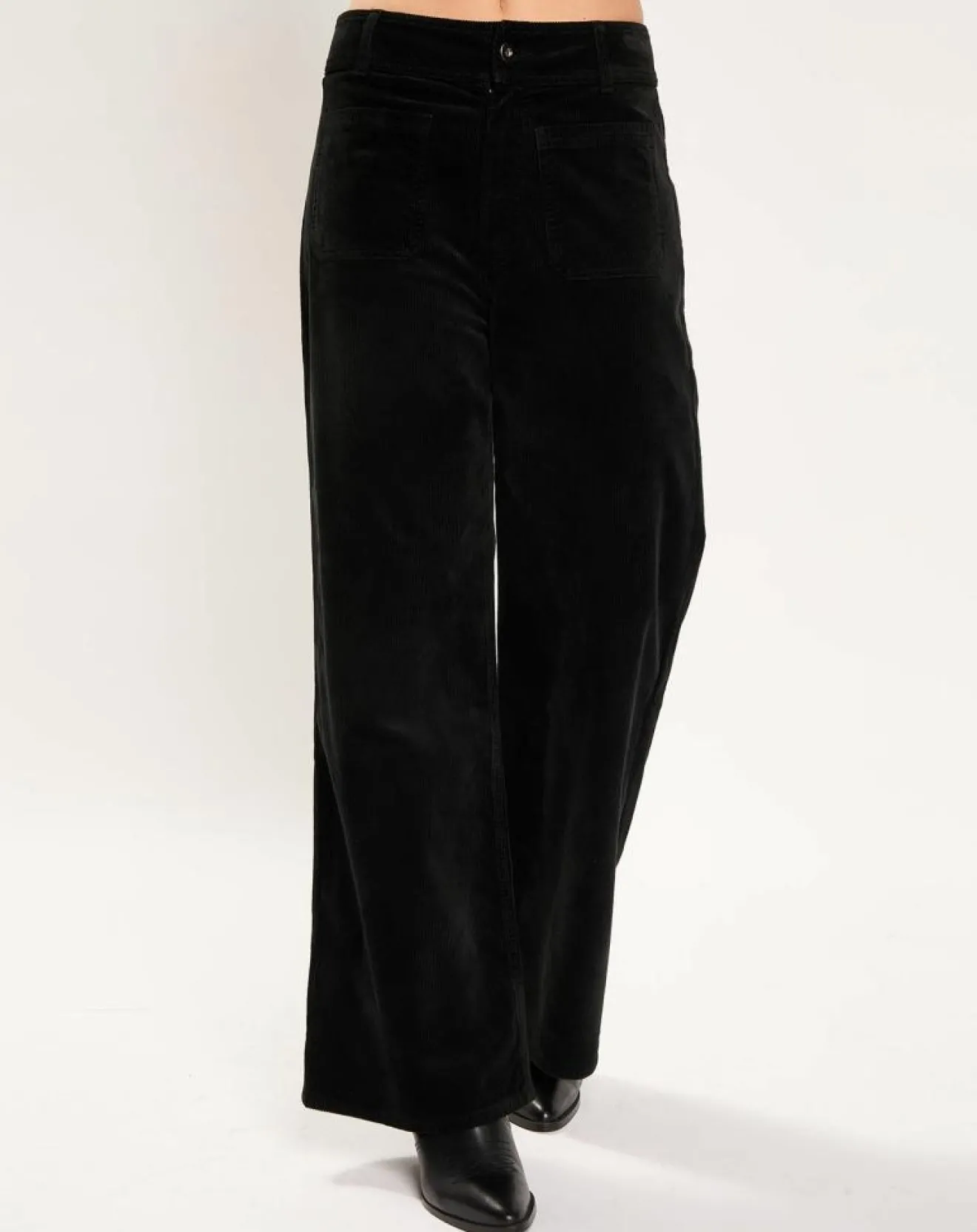 Femme Lauren Vidal Pantalon jupe-culotte Cloé noir