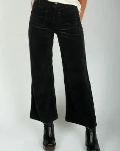 Femme Lauren Vidal Pantalon jupe-culotte Cloé noir