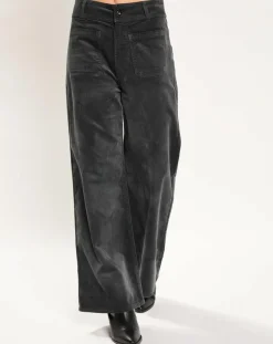 Femme Lauren Vidal Pantalon jupe-culotte Cloé bitume