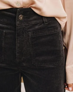 Femme Lauren Vidal Pantalon jupe-culotte Cloé bitume