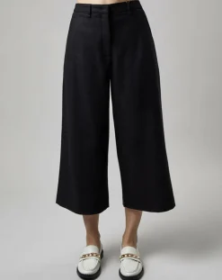 Sale Marc O'Polo Pantalon jupe-culotte en Laine mélangée noir