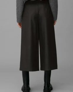 Sale Marc O'Polo Pantalon jupe-culotte en Laine mélangée noir