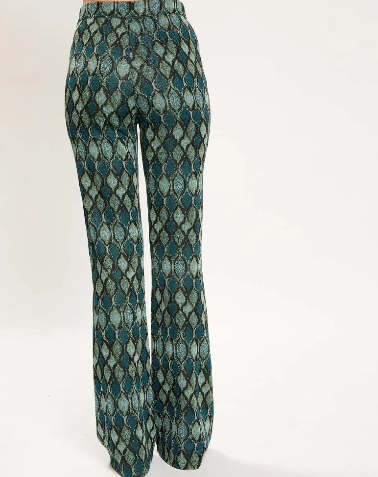 Discount Lauren Vidal Pantalon Kyllie à motifs bleu