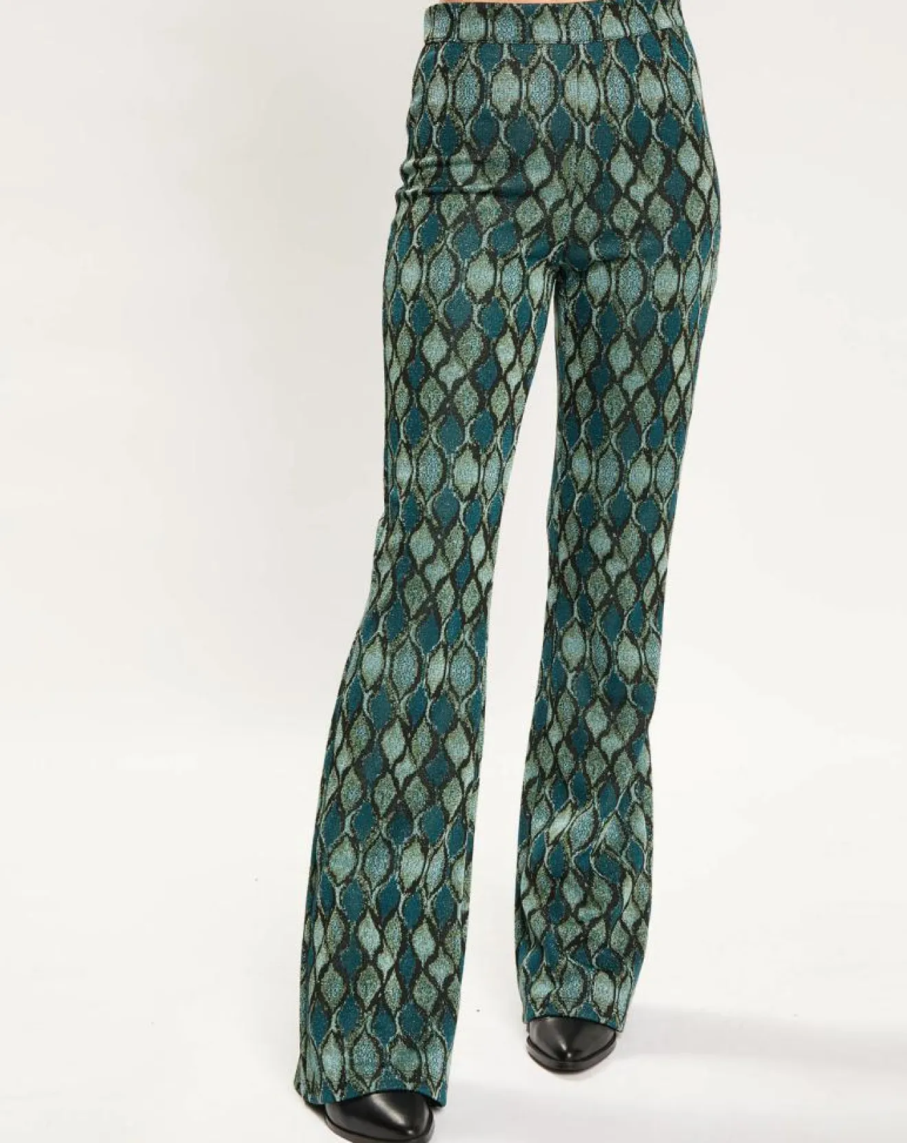 Discount Lauren Vidal Pantalon Kyllie à motifs bleu