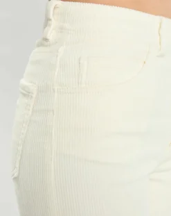 Outlet Marc O'Polo Pantalon large corduroy écru