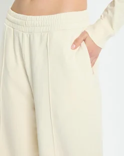 Discount Marc O'Polo Pantalon large en Molleton écru