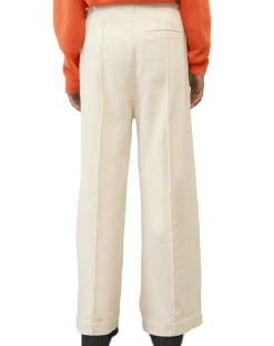 Discount Marc O'Polo Pantalon large en Molleton écru