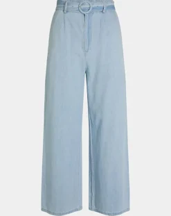 Discount Garance Paris Pantalon large Lucia bleu