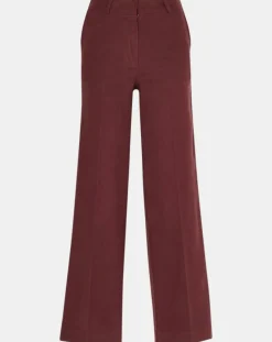 Femme Jodhpur Pantalon large Parc rouge foncé