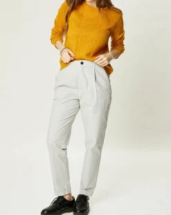 Femme Harris Wilson Pantalon Leno blanc/marine