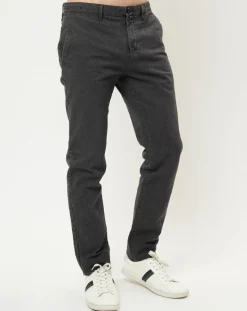 Discount Marc O'Polo Pantalon Malmo motif texturé gris moyen