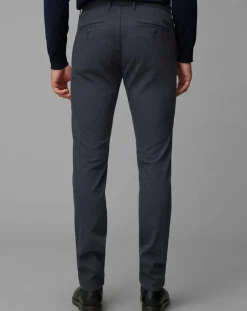 Sale Marc O'Polo Pantalon Malmo Smart Rayé bleu marine