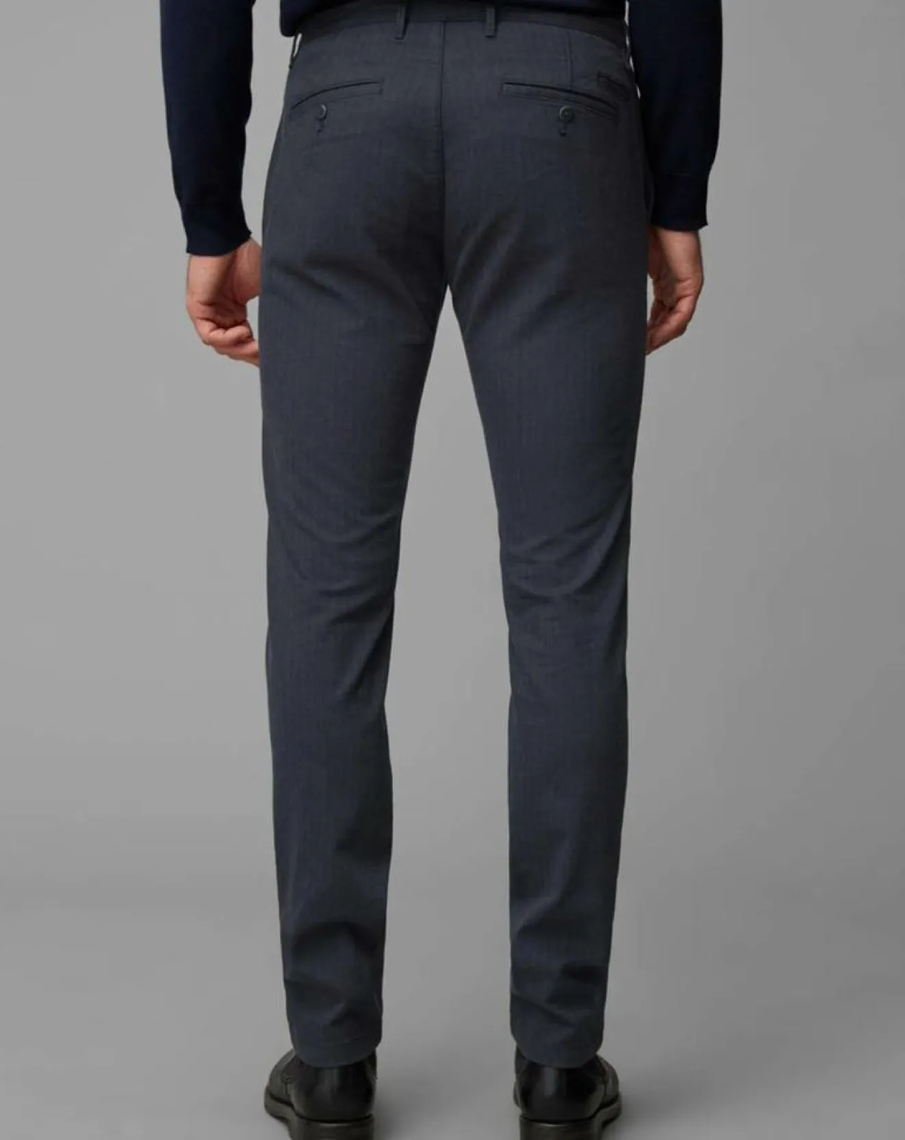 Sale Marc O'Polo Pantalon Malmo Smart Rayé bleu marine