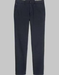 Sale Marc O'Polo Pantalon Malmo Smart Rayé bleu marine