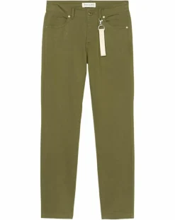 Femme Marc O'Polo Pantalon Mavas en Coton Bio kaki