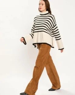 Lauren Vidal Pantalon Mila tabac